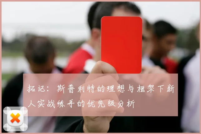 拓记：斯普利特的理想与框架下新人实战练手的优先级分析